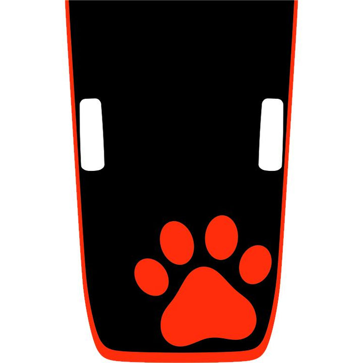Rubicon Hood Graphic - Paw Print