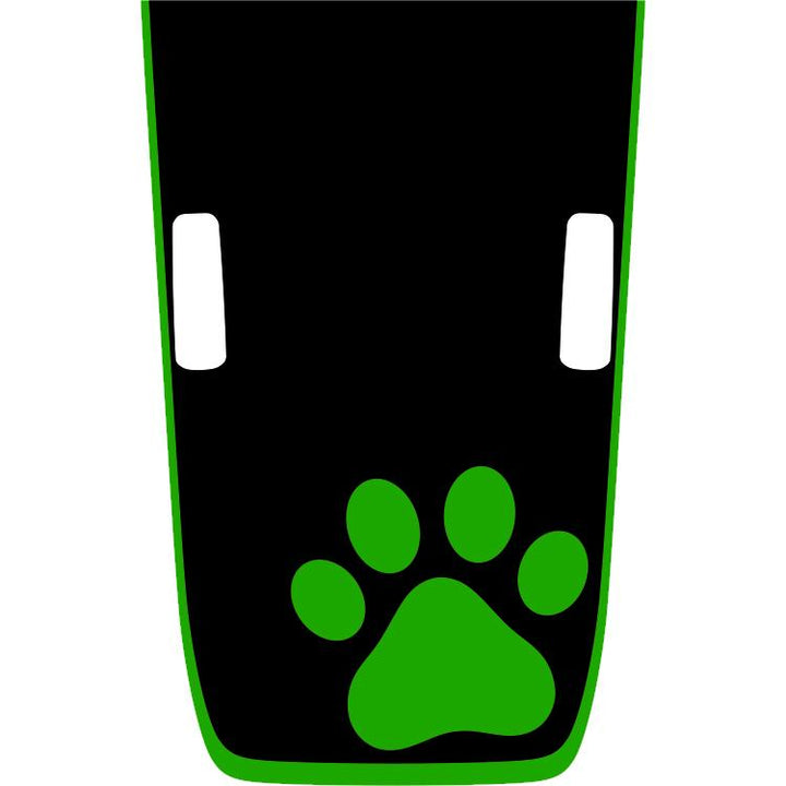 Rubicon Hood Graphic - Paw Print
