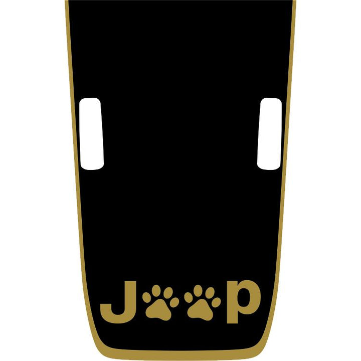 Rubicon Hood Graphic - Jeep Paws