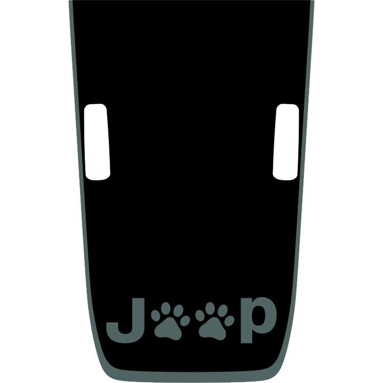 Rubicon Hood Graphic - Jeep Paws