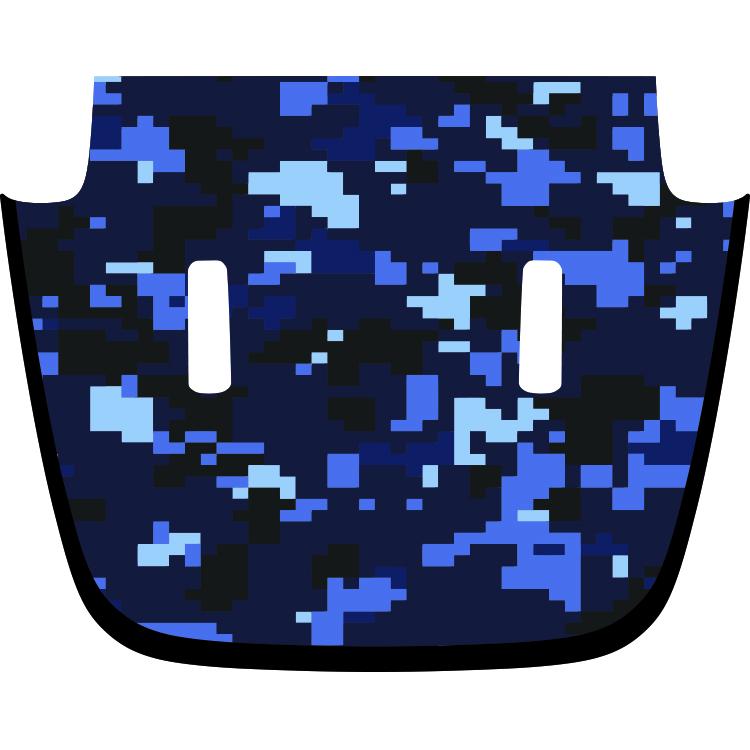 Sport/Sahara/Overland/Willys Hood Graphic - Blue Digital Camo