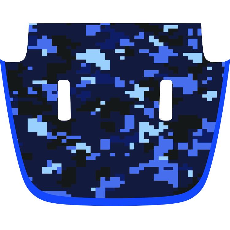 Sport/Sahara/Overland/Willys Hood Graphic - Blue Digital Camo