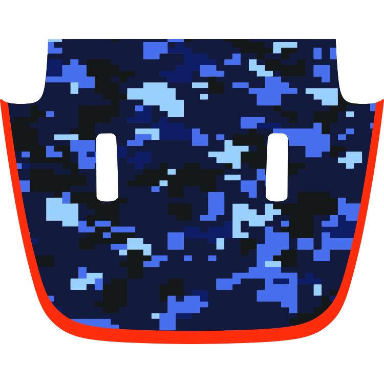 Sport/Sahara/Overland/Willys Hood Graphic - Blue Digital Camo