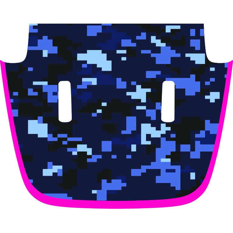 Sport/Sahara/Overland/Willys Hood Graphic - Blue Digital Camo