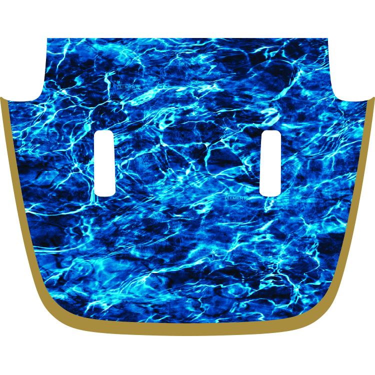 Sport/Sahara/Overland/Willys Hood Graphic - Mossy Oak Elements Aqua