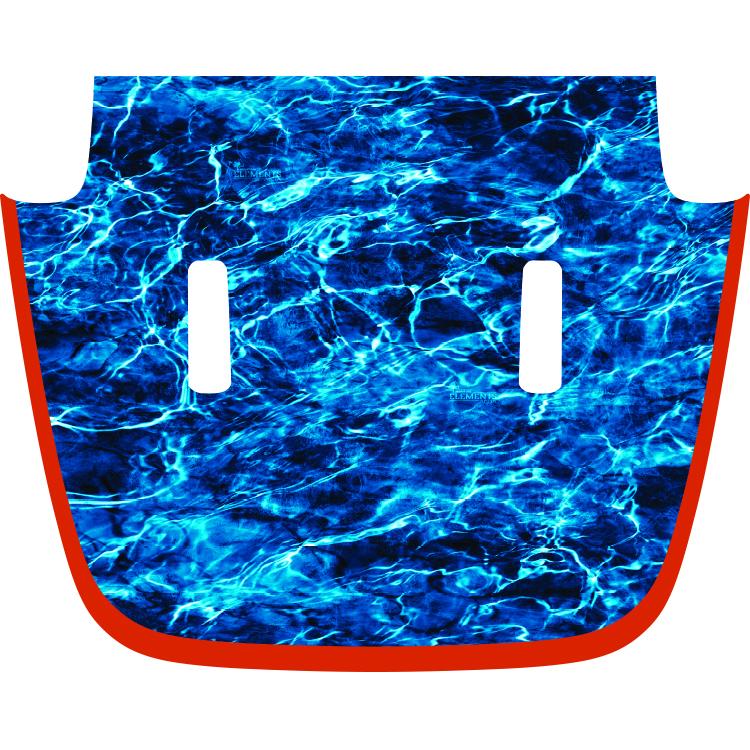 Sport/Sahara/Overland/Willys Hood Graphic - Mossy Oak Elements Aqua