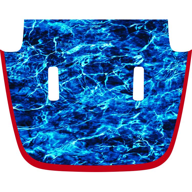 Sport/Sahara/Overland/Willys Hood Graphic - Mossy Oak Elements Aqua