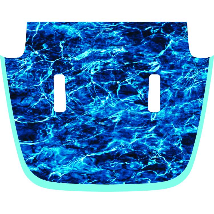 Sport/Sahara/Overland/Willys Hood Graphic - Mossy Oak Elements Aqua