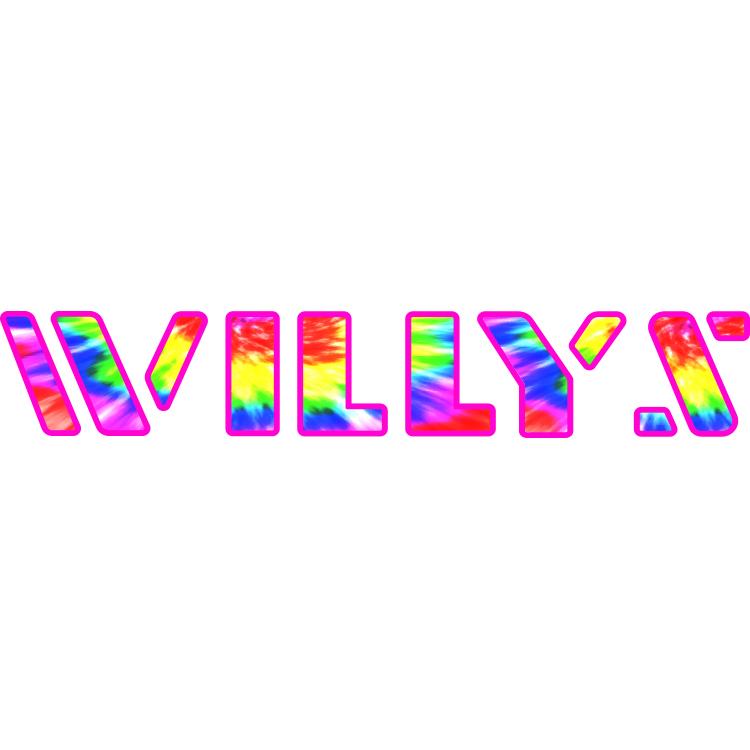 Willys Hood Lettering - Tie Dye – Jeep Graphic Studio