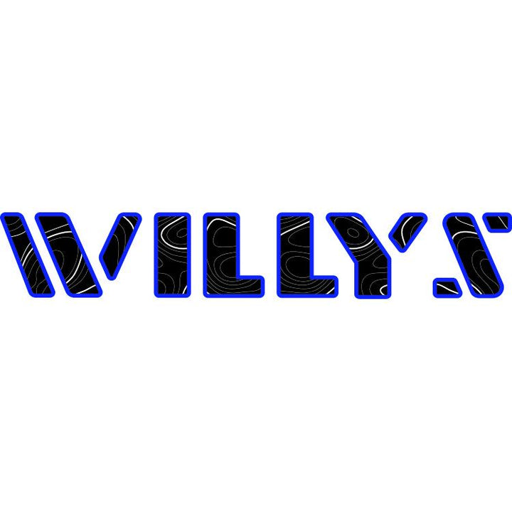 Willys Hood Lettering - Topography