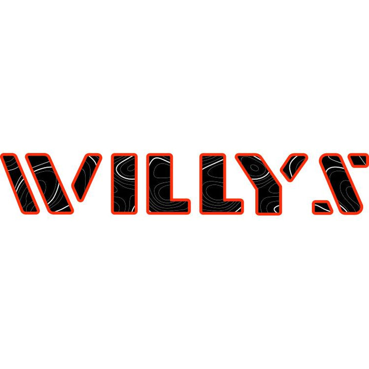 Willys Hood Lettering - Topography