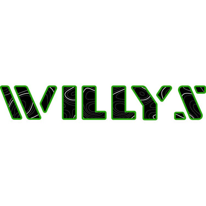 Willys Hood Lettering - Topography